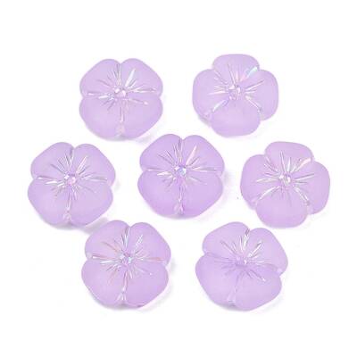 Frosted Transparent Acrylic Beads