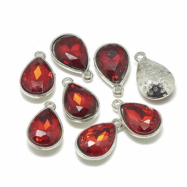 Alloy Glass Pendants