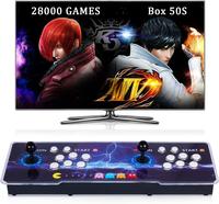 90S Arcade Game Console - 28,000 Arcade Games, 2-4 Players, 1280x720, HDMI, USB Cables Included, 360-Degree Universal Joystic...