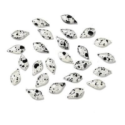 Spot Pattern Resin Cabochons