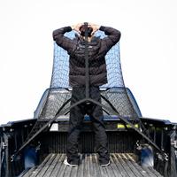 OYAGU Highly Elastic Cargo Net, OYAGU Simple Truck Bed Cargo Mesh Organizer, Suitable for Daily Light Loads of Trucks, 4'x4' ...