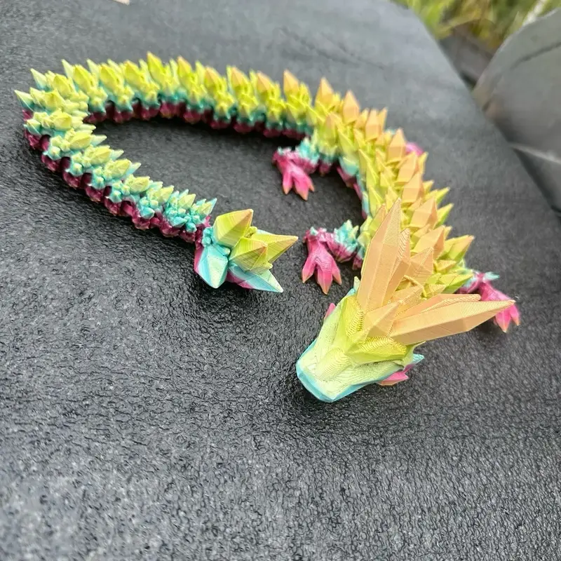 Crystal dragon 3d print