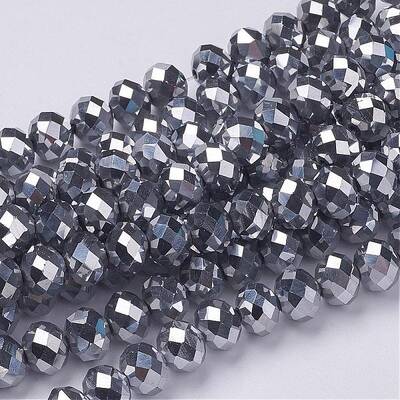 Electroplate Glass Beads Strands