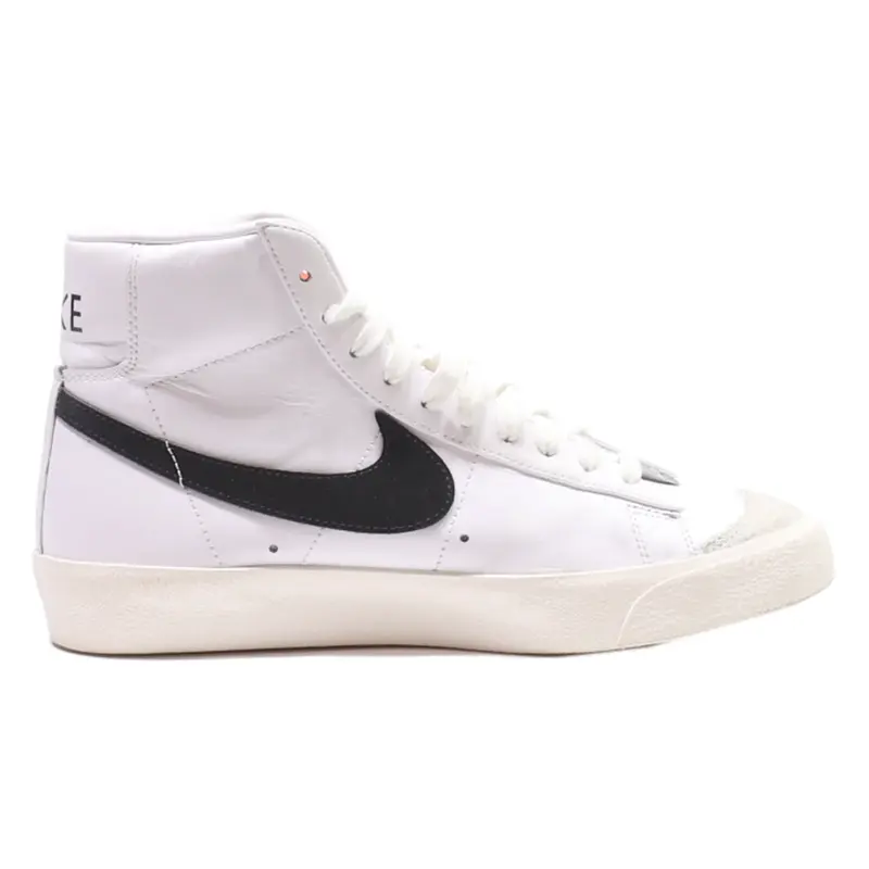 NIKE Blazer 2020 High Top Trainers White Leather Womens UK 5.5