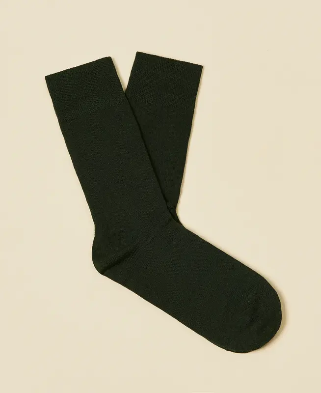 Women's Mercerized Cotton Sock Audrey - Seaweed