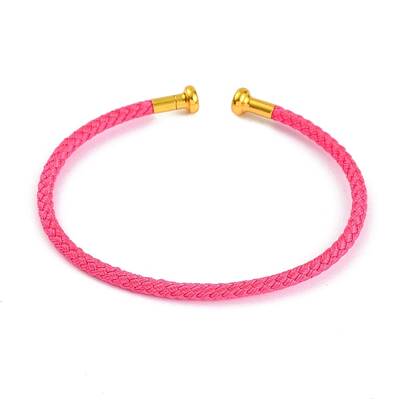 Braided Carbon Steel Wire Bracelet Making