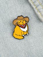 Men & Women Cute Cartoon Cat Design Summer Brooch Pin, Durable Metal Pins, Trendy Casual Summer Clothes Accessories, Perfect ...