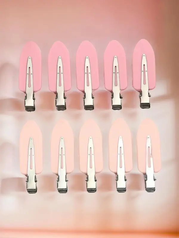 Spring Fall 2024 New Trendy No Trace Barrettes, Casual Matching Non-slip and Durable Plastic Hair Clips for Summer Vacation B...