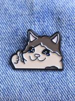 Cute Cartoon Cat Design Brooch, Fashion Brooch for Women & Men, Enamel Pin Suitable for Backpacks, Jeans, Scarves, Hats Decor...