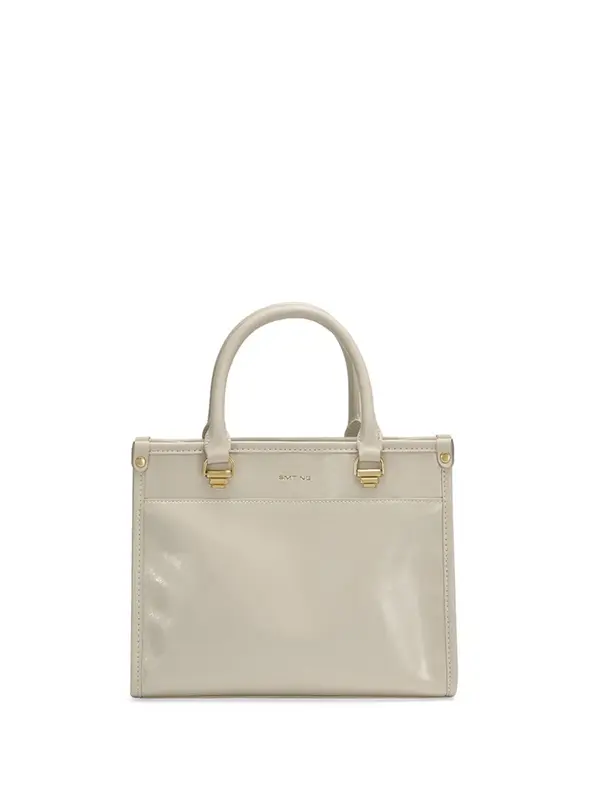 Smtingh leather shopper tote bag