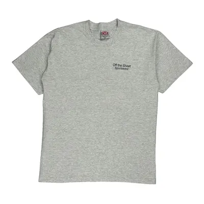 Single Stitch Bowling Made In Usa Tuf Threads Graphic T-Shirt - XL Grey Cotton
