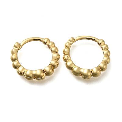 Rack Plating Brass Hoop Earrings