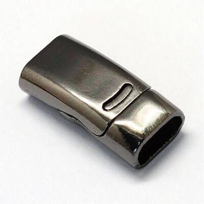 Alloy Magnetic Clasps with Glue-in Ends