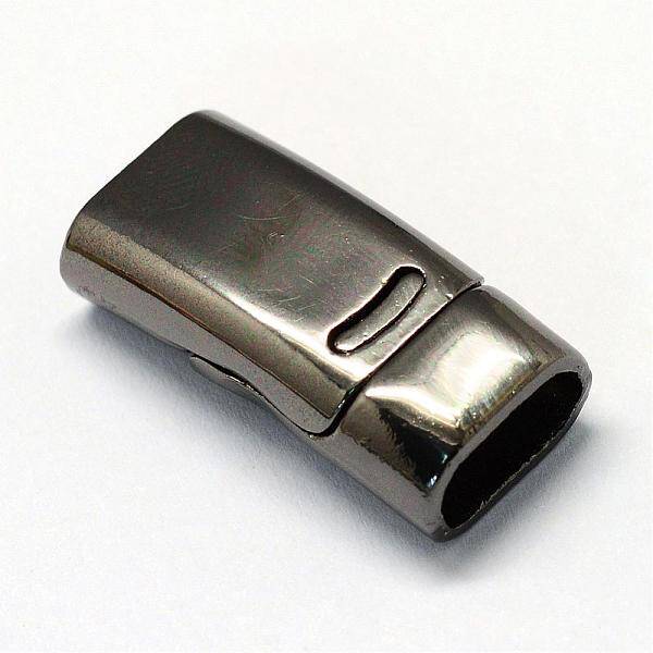 Alloy Magnetic Clasps with Glue-in Ends