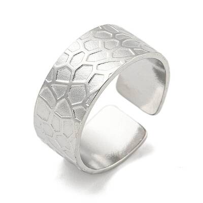 Non-Tarnish 304 Stainless Steel Open Cuff Rings