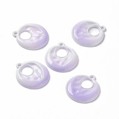Gradient Spray Painted Alloy Pendants
