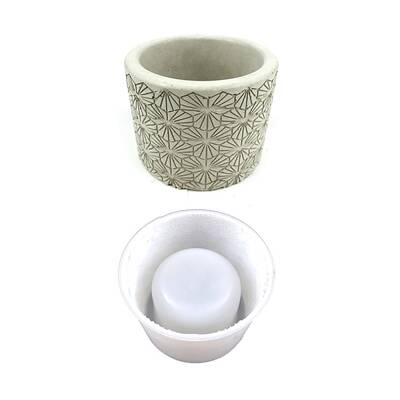 Column Flower Pot Silicone Molds