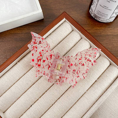 Halloween Bat Acrylic Claw Hair Clips