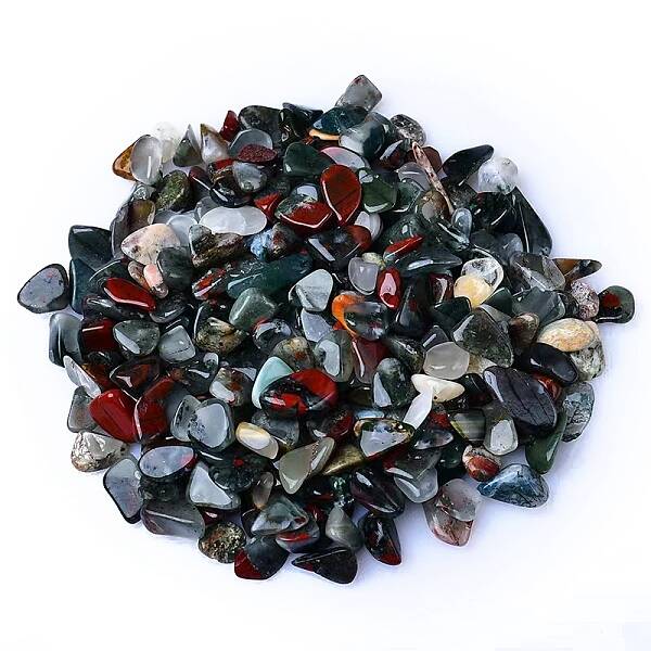Natural Bloodstone Tumbled Chips