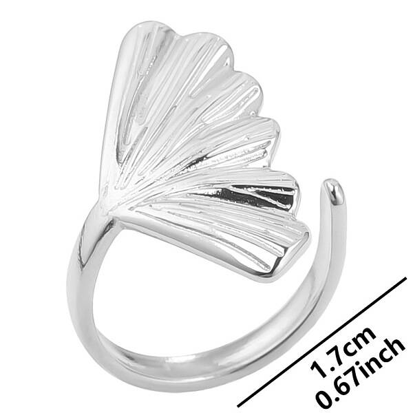 Non-Tarnish Asymmetrical Stainless Steel Couple Rings