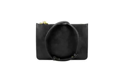 Camden Crossbody Clutch in Black & Cobalt