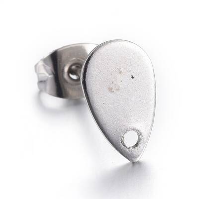 Non-Tarnish 304 Stainless Steel Stud Earring Findings