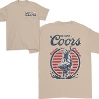 Original Coors Rodeo Legend Double Sided Beer Logo T Shirt, For Men, For Women