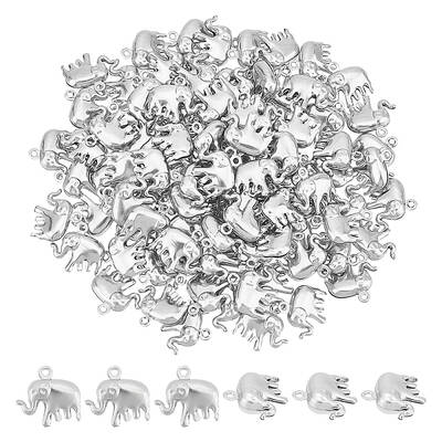 100Pcs 304 Stainless Steel Charms