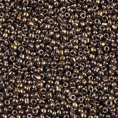 12/0 Metallic Colours Round Glass Seed Beads