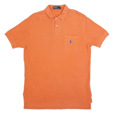 POLO RALPH LAUREN Mens Polo Shirt Orange L