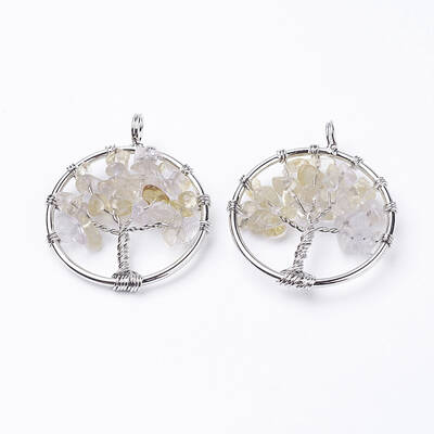 Natural Citrine Pendants
