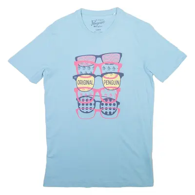 ORIGINAL PENGUIN Mens T-Shirt Blue S