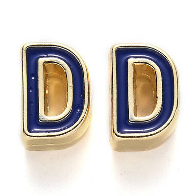 Rack Plating Alloy Enamel Beads
