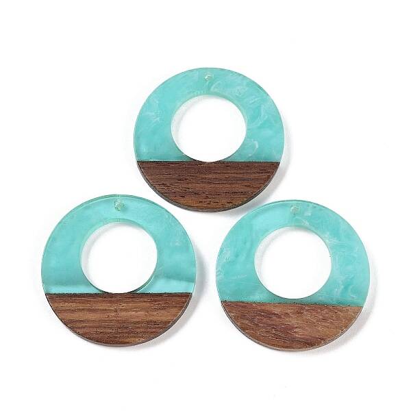 Resin & Wood Pendants