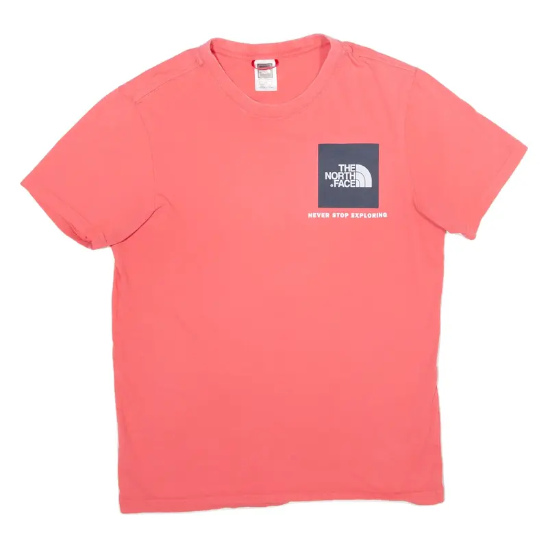 THE NORTH FACE Mens T-Shirt Pink S