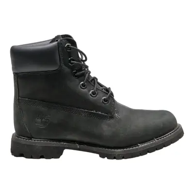 TIMBERLAND Lace-Up Boots Black Leather Womens UK 5