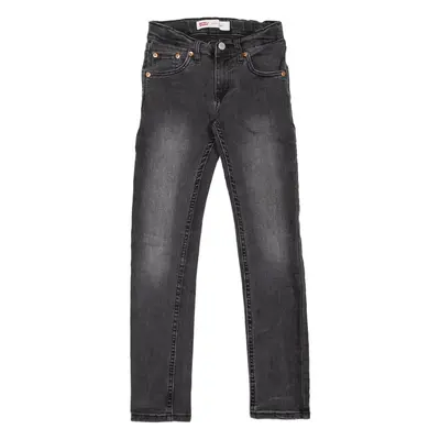 LEVI'S 510 Jeans Boys Black Slim Skinny Stone Wash W24 L26