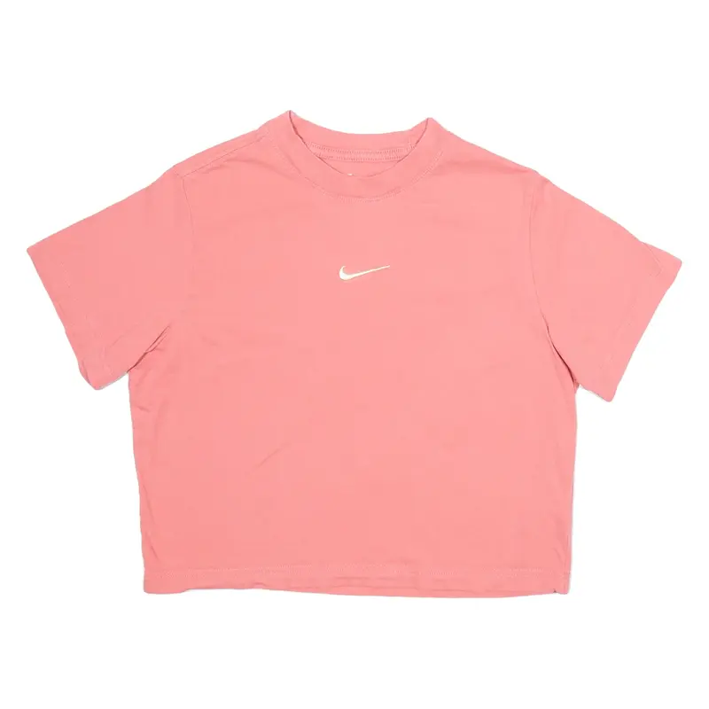 NIKE Crop Womens T-Shirt Pink M