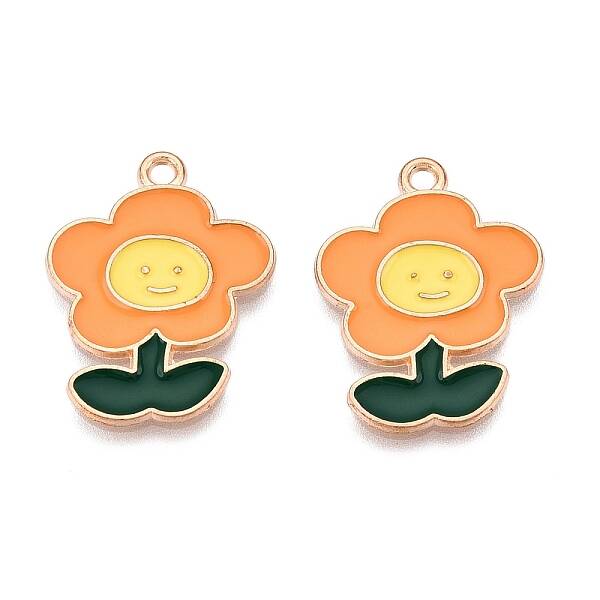 Alloy Enamel Pendants