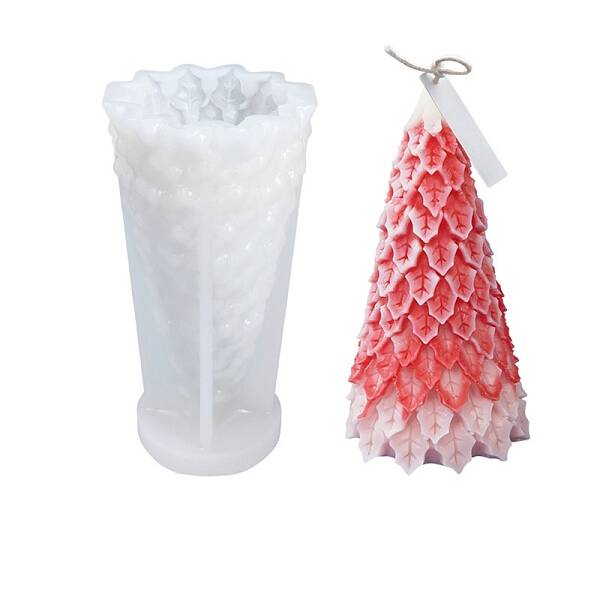 3D Christmas Tree DIY Candle Silicone Molds