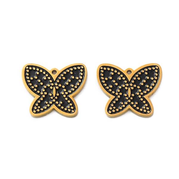 Ion Plating(IP) 304 Stainless Steel Enamel Charms