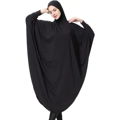 One-Piece Overhead Muslim Abaya Dress for Women β Full-Length Hijab Prayer Gown for Ramadan and Daily Worship