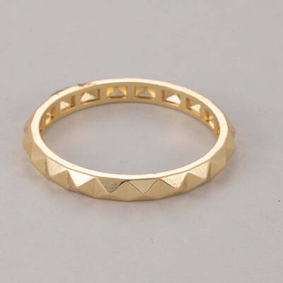 Brass Plain Band Rings for Women