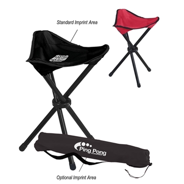 3 Promotional Folding Tripod Stool With Carrying Bag - 250lb ...