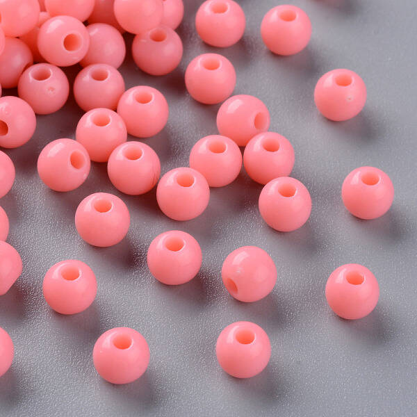 Opaque Acrylic Beads