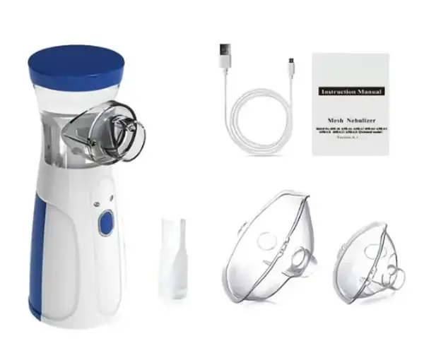Ultrasonic nebulizer - Nebulizer, rechargeable nebulizer for adults and children, portable nebulizer, two modes, self-cleanin...