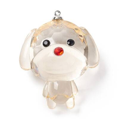 Transparent Acrylic Rhinestone Big Pendants