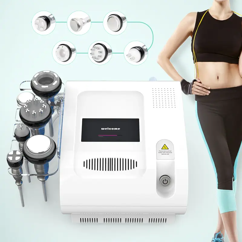 Unoisetion 6 in 1 Cold Hammer Cavitation 40K RF Vacuum Cellulite Removal Body Slimming Machine for Spa Salon Studio Home Use ...
