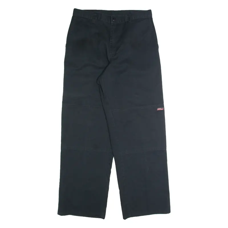 DICKIES Chino Mens Trousers Black Regular Straight W33 L32
