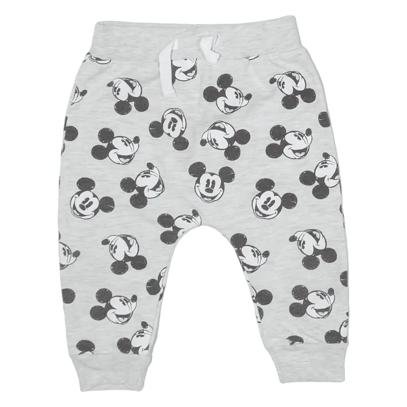 DISNEY Mickey Mouse Joggers Grey Tapered Girls 12 Months W16 L7